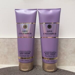 NWT BBW Love Unleashed Ultimate Hydration Body Cream bath and body works